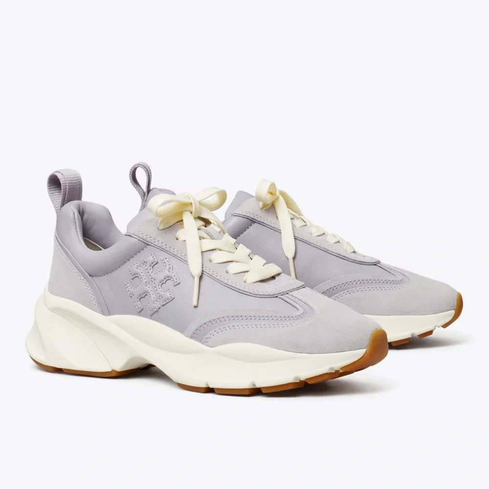 Tory Burch Good Luck Trainer Spring Lavender